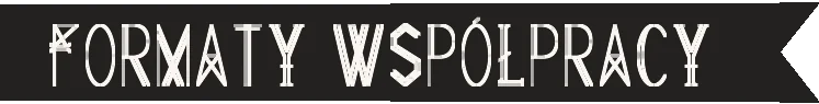FORMATY WSPÓŁPRACY